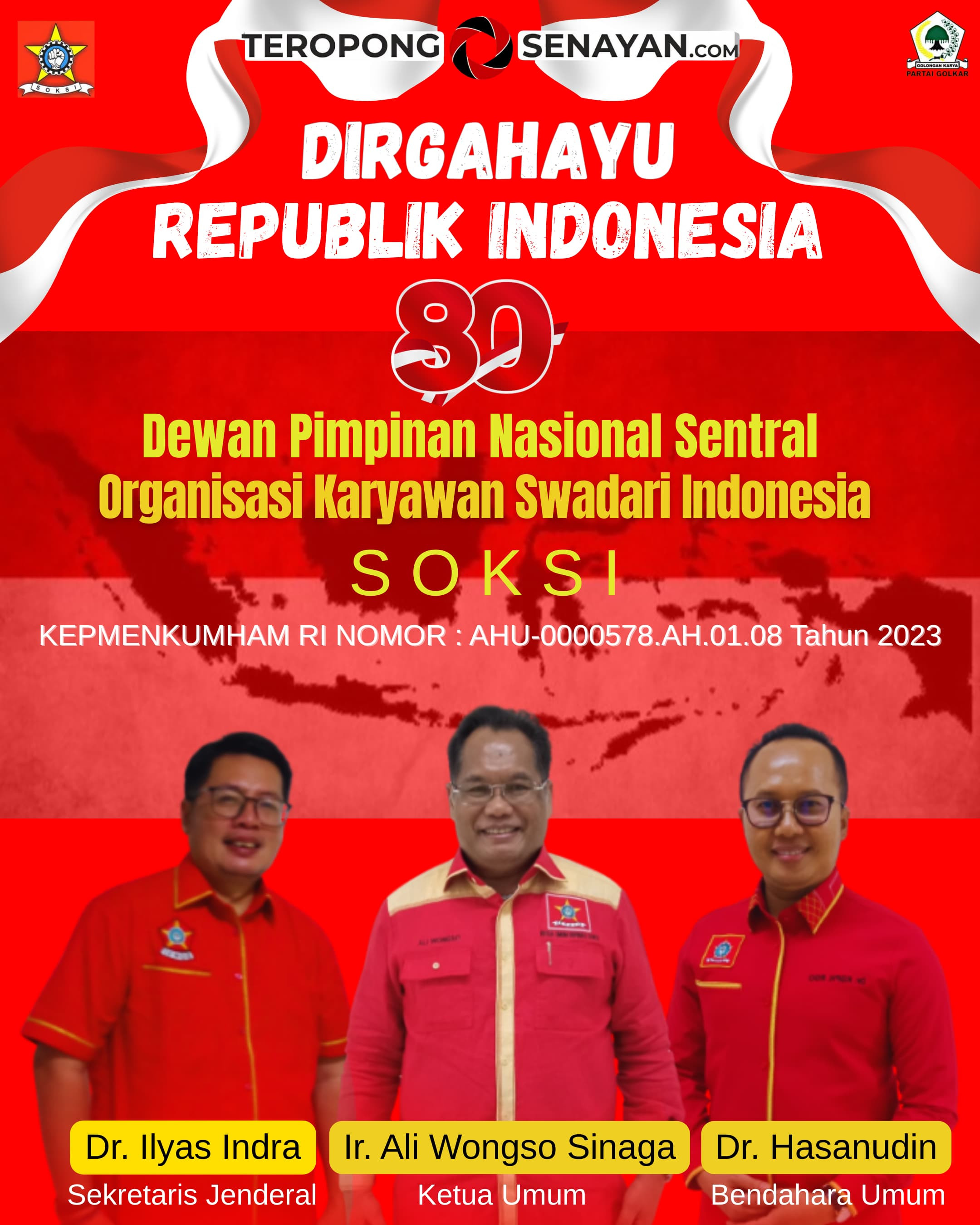 HUT RI 2025 SOKSI
