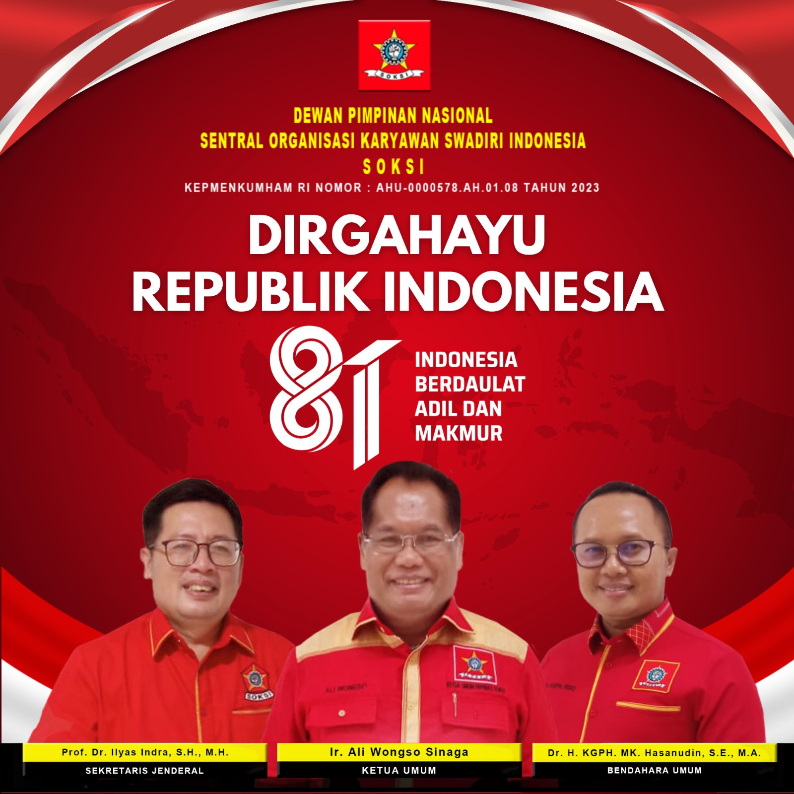 HUT RI SOKSI 2026