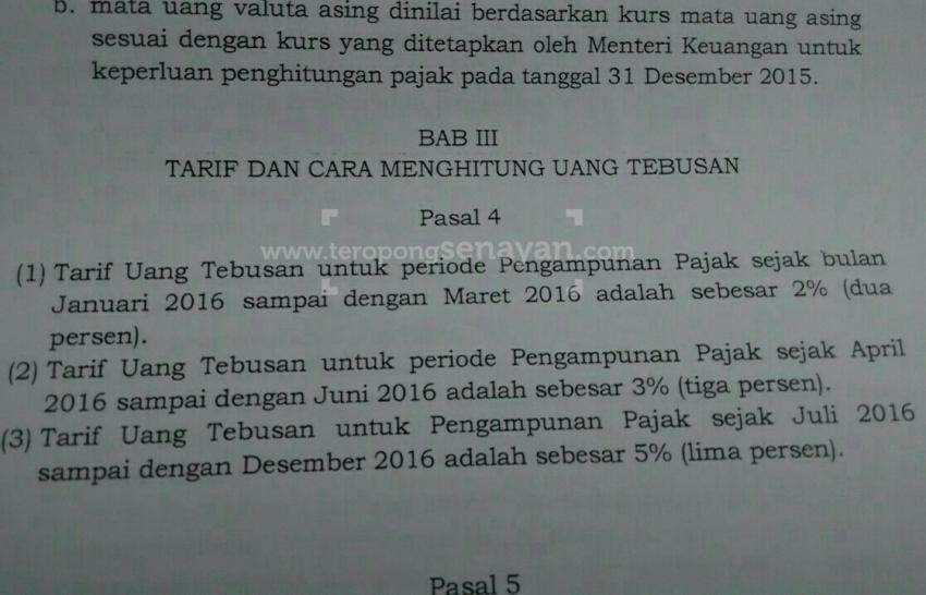 Cukup Bayar 2 Persen Triliunan Dana Illegal Jadi Sah Berkat Uu Tax Amnesty<script async src=