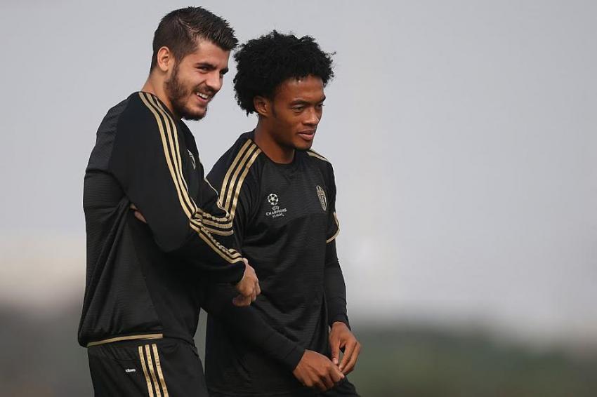 Alvaro Morata dan Juan Cuadrado
